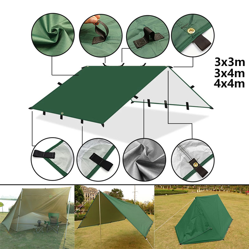 Sun Sail Shade - Toldo de supervivencia para exteriores, lona
