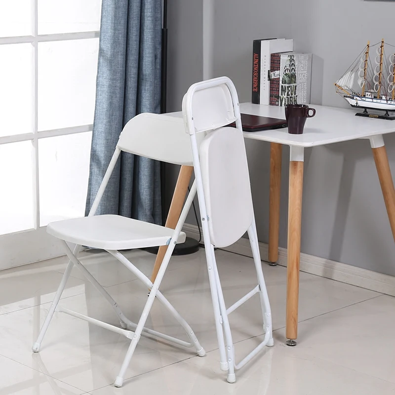 Outdoor Furniture Exhibition - Silla blanca para lugar, silla plegable,