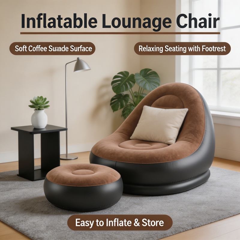 Outdoor Furniture Lounge - Sofás Inflables Tipo Lazy Couch, Silla