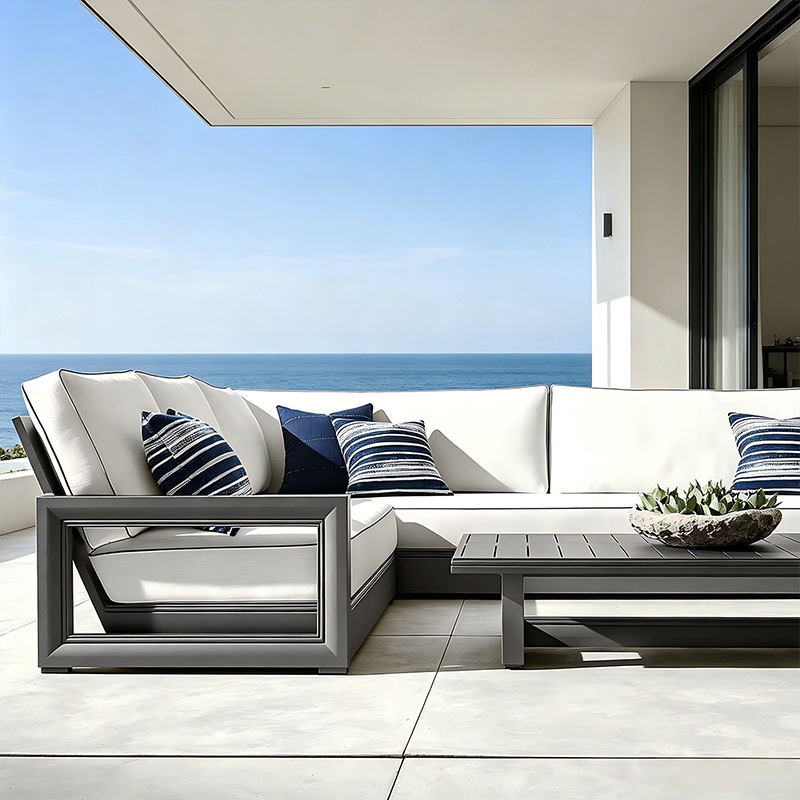 Outdoor Furniture Europe - Conjunto de Sofás Nórdicos Personalizados para