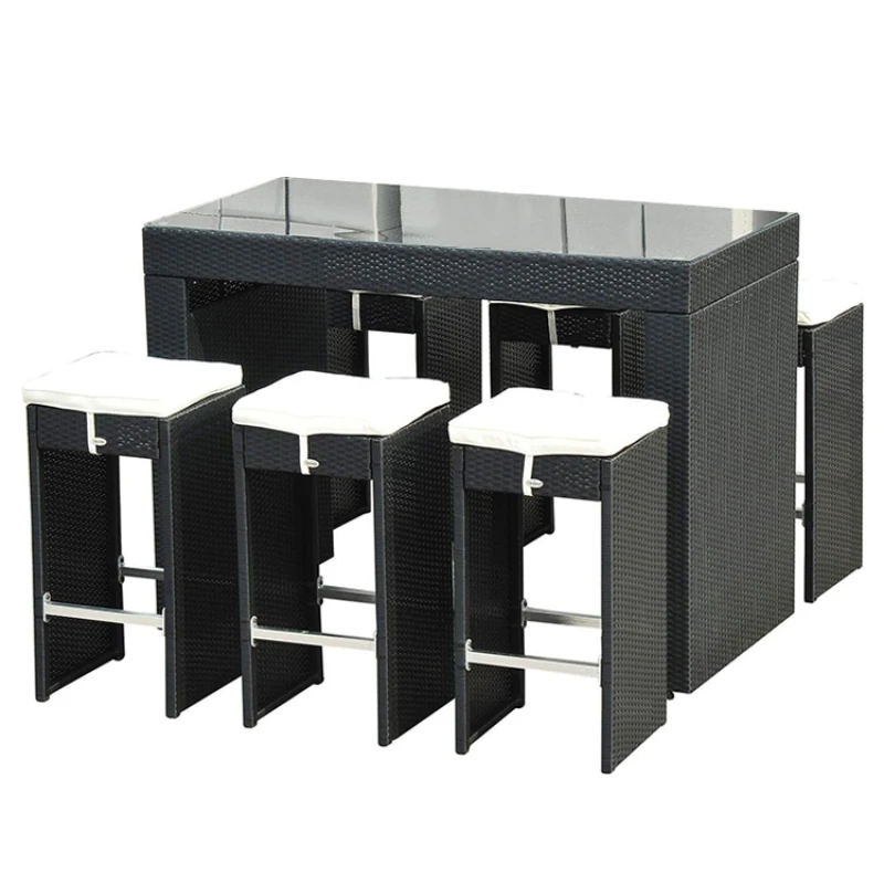 Outdoor Furniture Europe - Juego de bar de ratán de