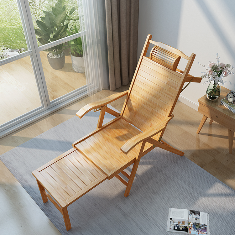 Outdoor Furniture Lounge - Sillón plegable de bambú de diseño