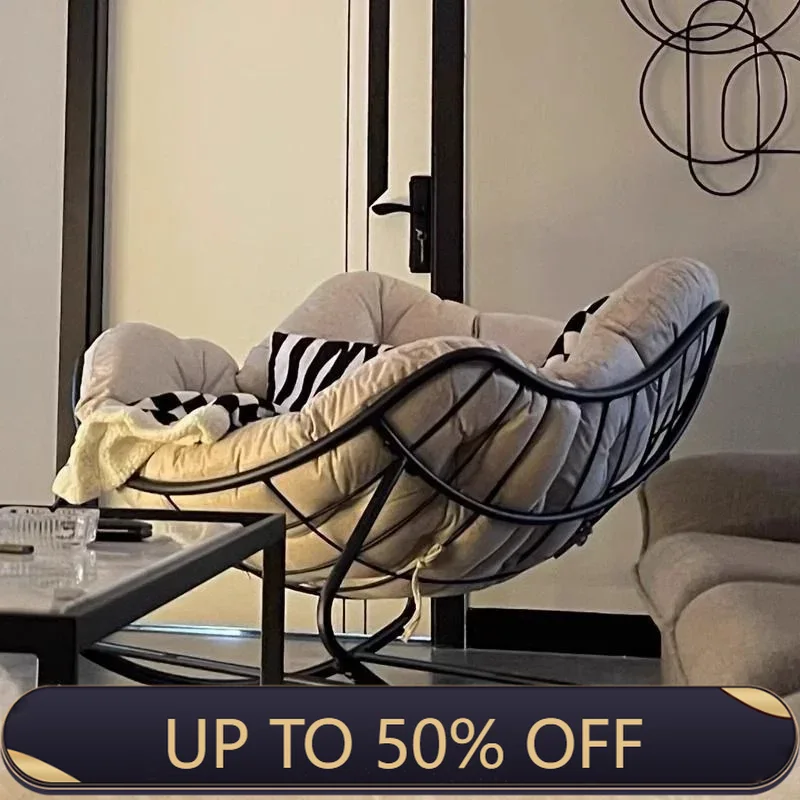 Outdoor Furniture Egg Chair - Sillón balancín de mimbre para exteriores,