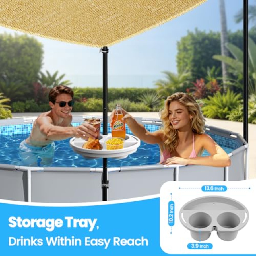 Sun Sail Shade - Toldo de Sombra para Exteriores con