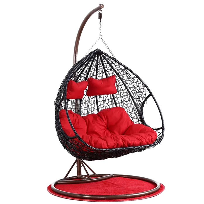 Outdoor Furniture Egg Chair - Columpio de mimbre en forma de