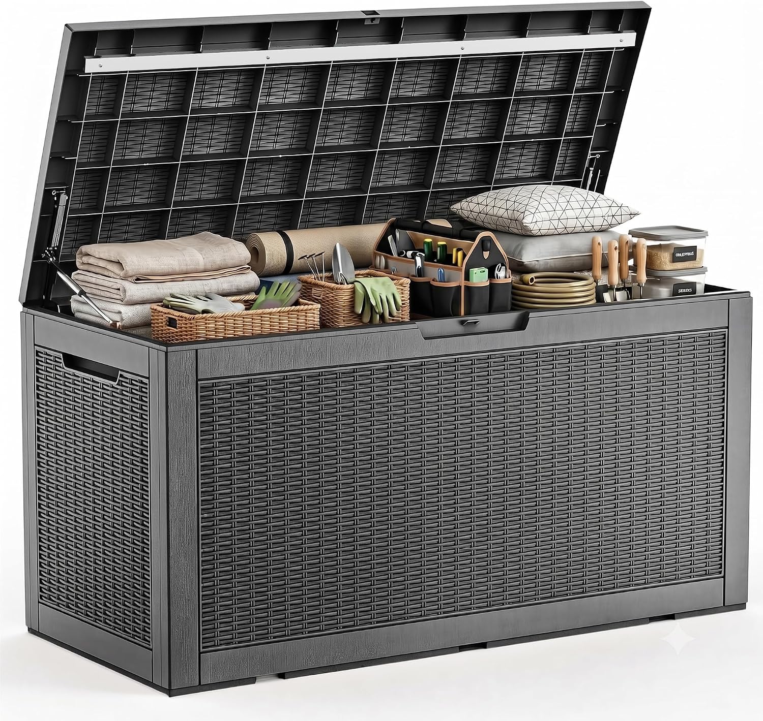 Outdoor Furniture Cushions - Caja de Almacenamiento Grande para Exterior,