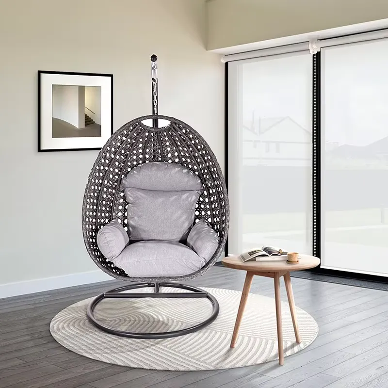 Outdoor Furniture Egg Chair - Muebles Colgantes de Mimbre y Metal