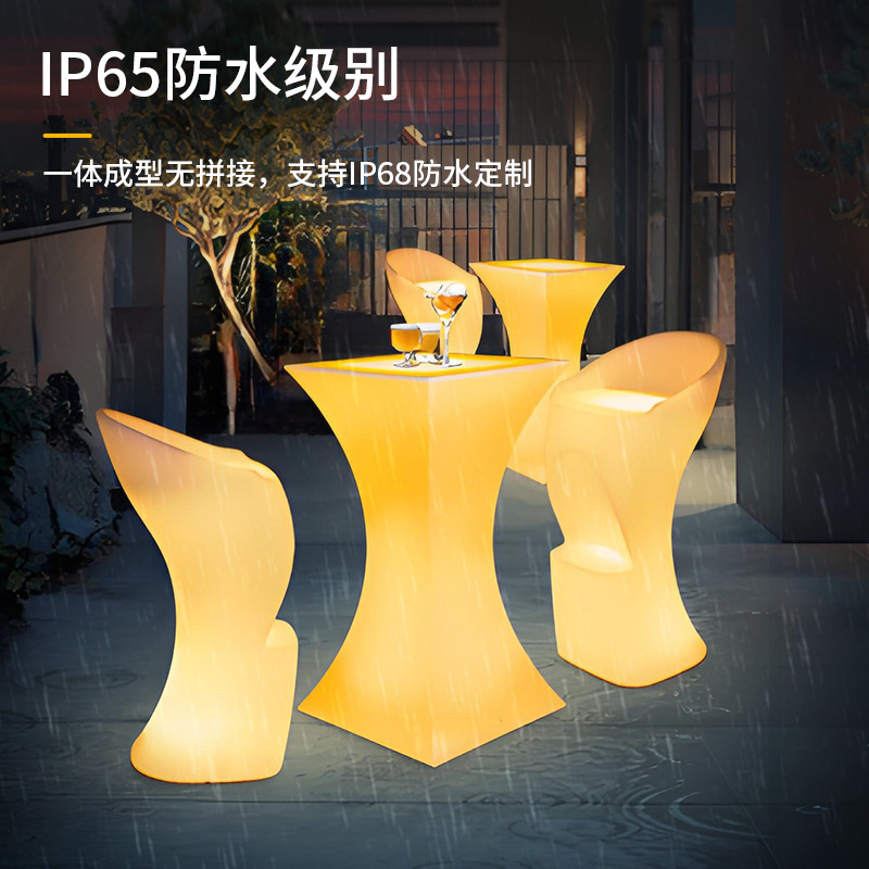 Mesa LED Impermeable con Contr - Outdoor Furniture Exhibition reseña y precio