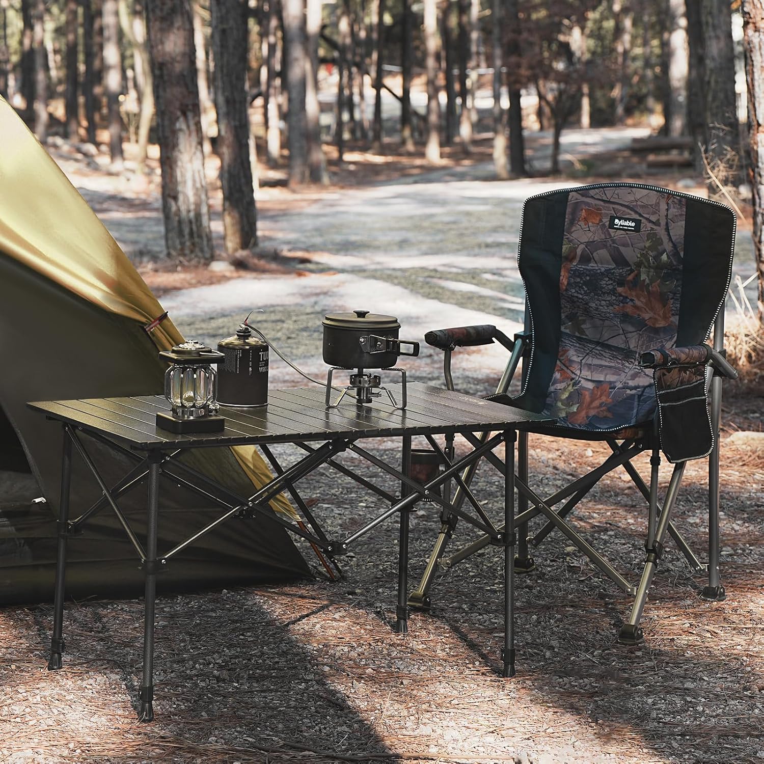 Mesa de camping plegable portá - Outdoor Furniture Europe reseña y precio