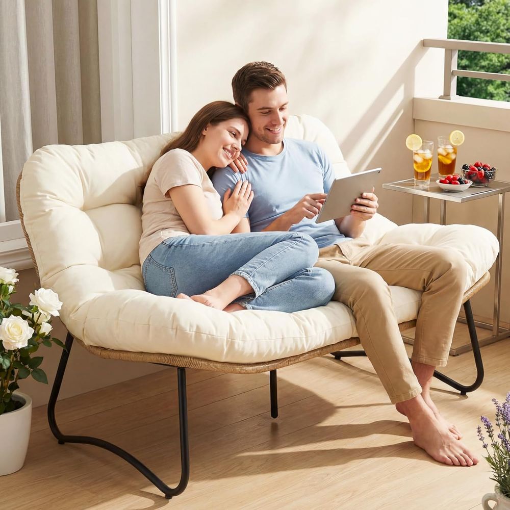Sofá de Dos Plazas para Patio  - Outdoor Furniture Lounge reseña y precio