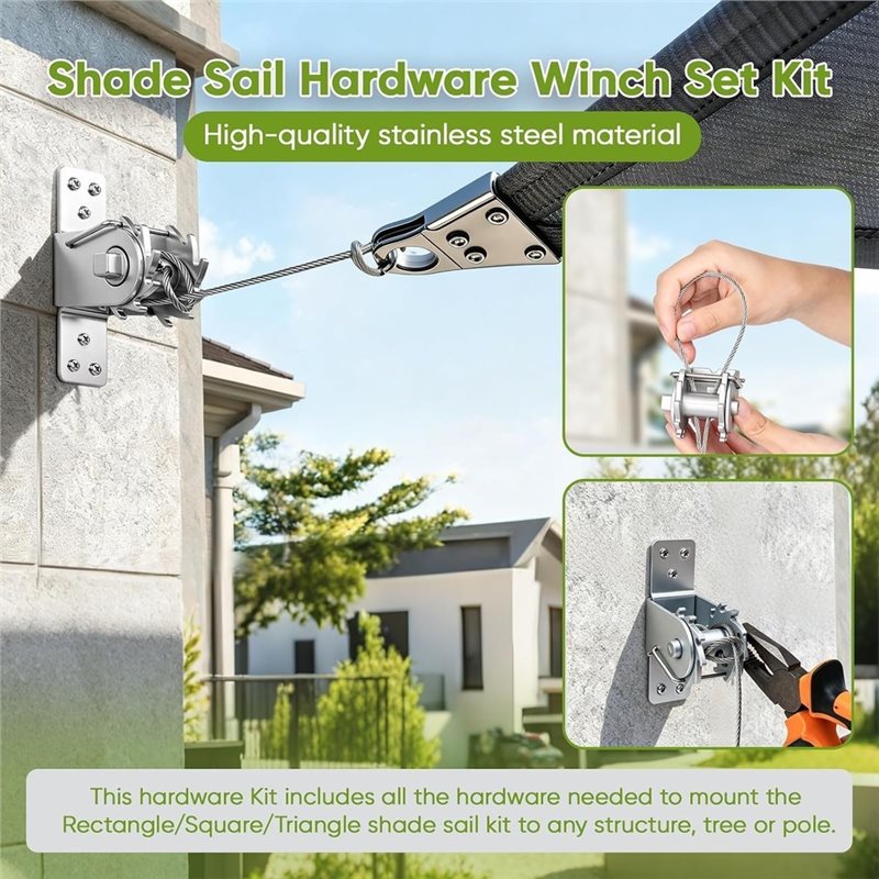 Kit de Herrajes para Toldo de  - Sun Sail Shade reseña y precio