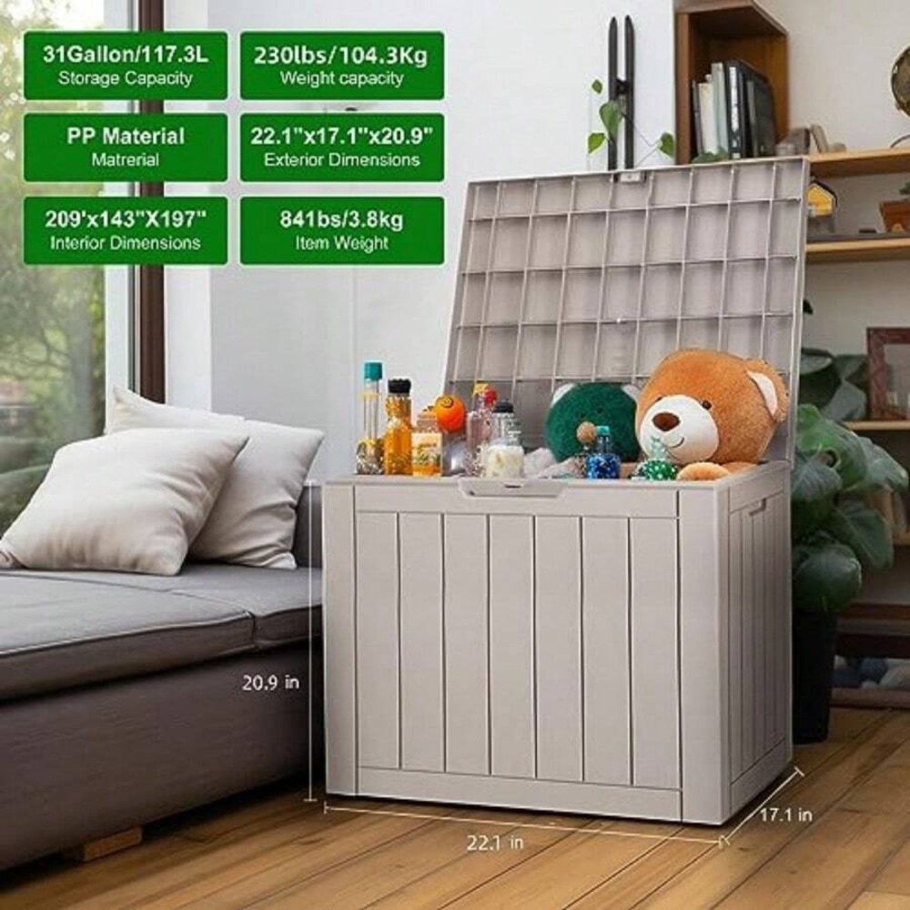 Caja de Almacenamiento Exterio - Outdoor Furniture Cushions reseña y precio