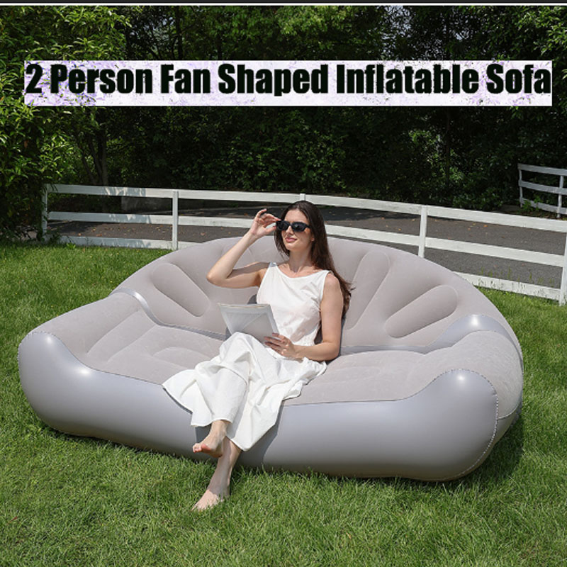 Sofá inflable en forma de aban - Outdoor Furniture Lounge reseña y precio