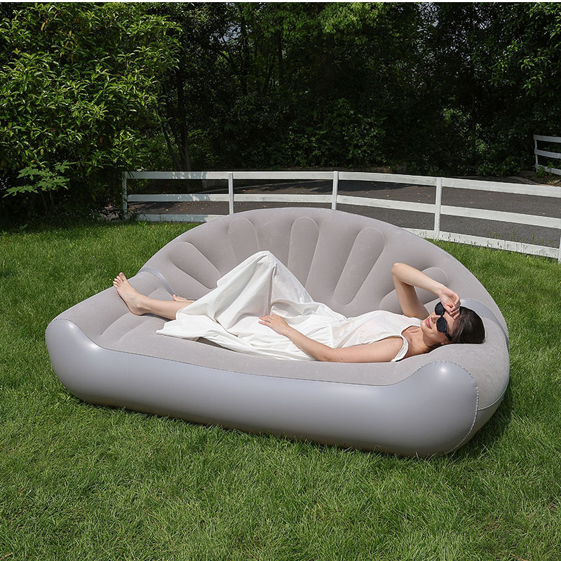 Sofá inflable en forma de aban - Outdoor Furniture Lounge reseña y precio