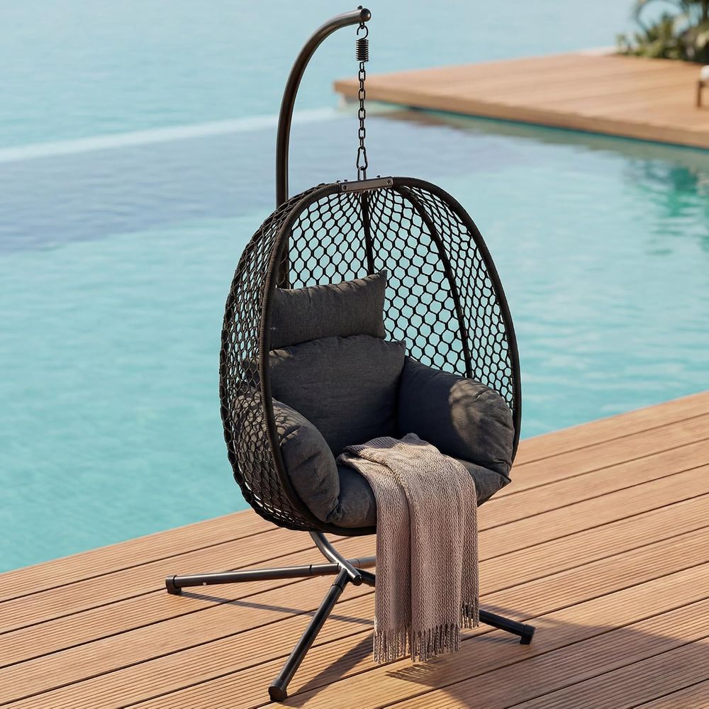 Silla Colgante Tipo Huevo para - Outdoor Furniture Egg Chair reseña y precio