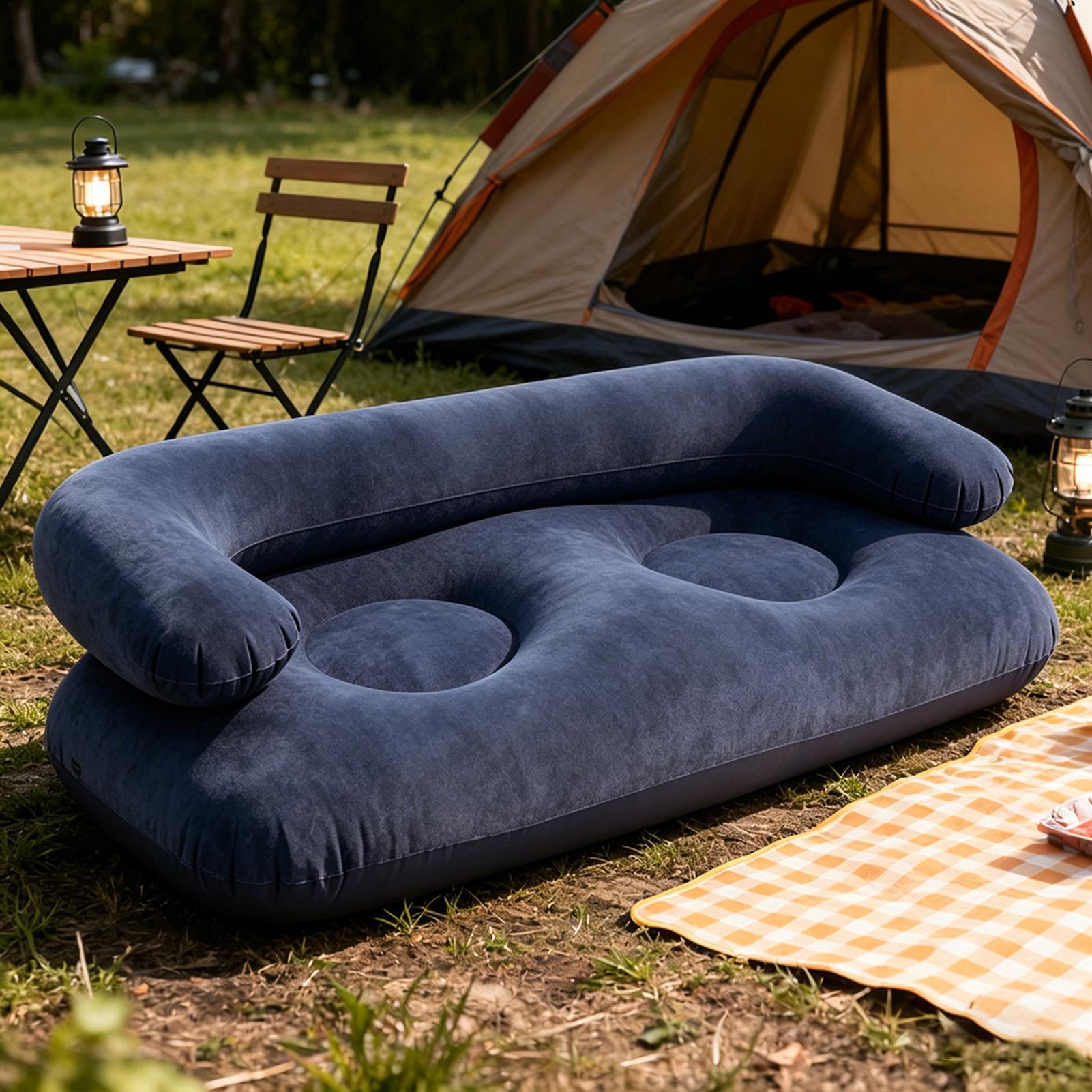 Sofá Inflable Doble de Dos Pla - Outdoor Furniture Lounge reseña y precio