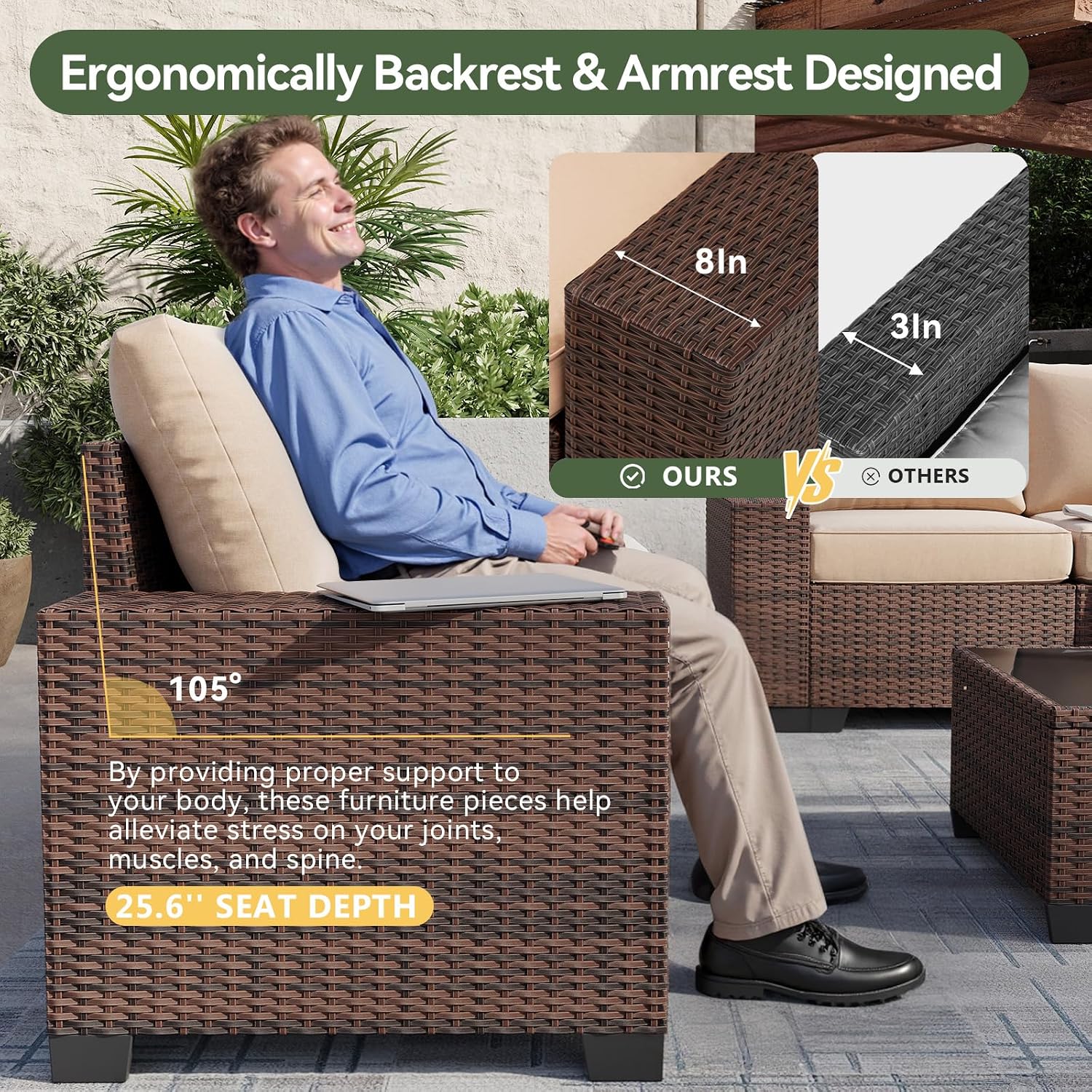 Conjunto de Muebles de Patio d - Outdoor Furniture With Fire Pit reseña y precio