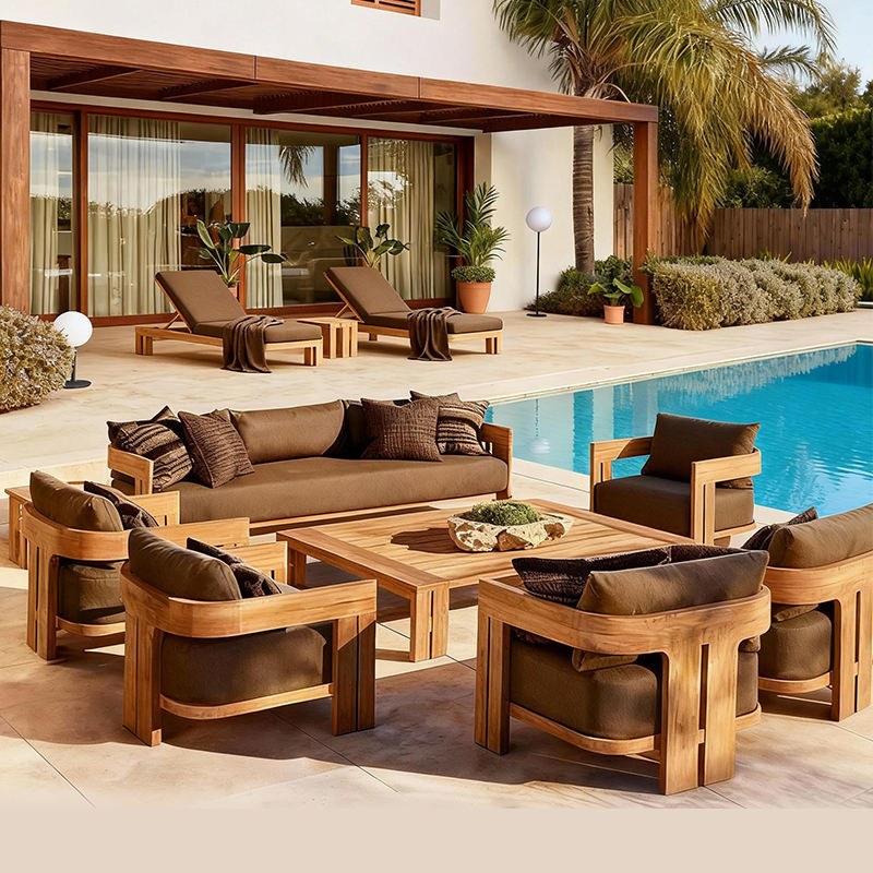 Conjunto de Sofás de Teca para - Outdoor Furniture Europe reseña y precio