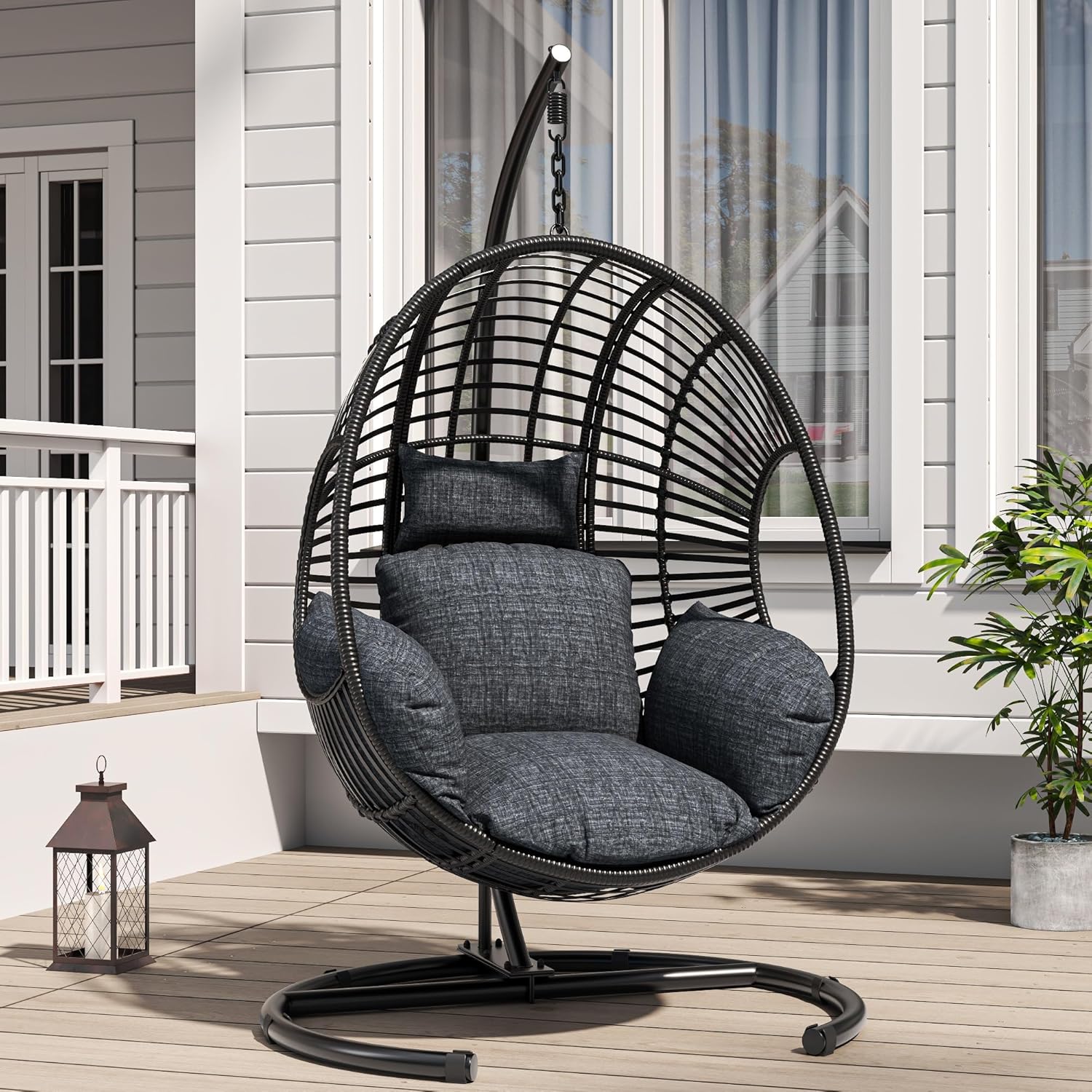 Silla Columpio Tipo Huevo Extr - Outdoor Furniture Egg Chair reseña y precio