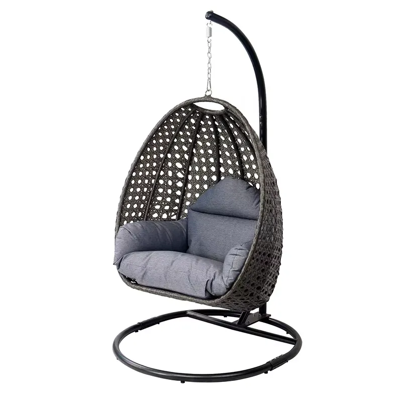 Sillón Colgante de Mimbre con  - Outdoor Furniture Egg Chair reseña y precio