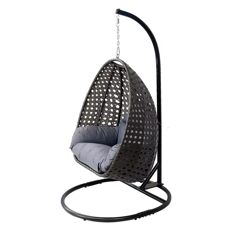 Sillón Colgante de Mimbre con  - Outdoor Furniture Egg Chair reseña y precio