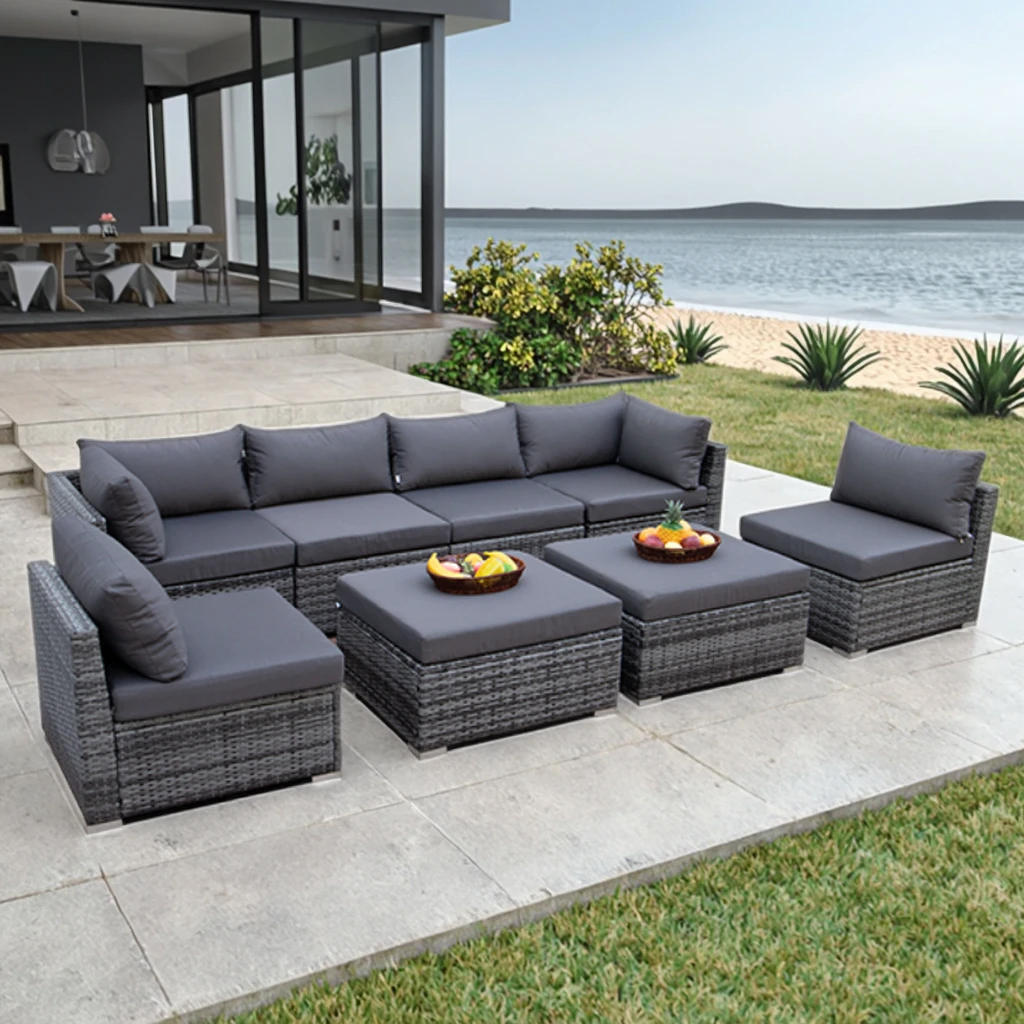 Muebles de Jardín Contemporáne - Outdoor Furniture With Fire Pit reseña y precio