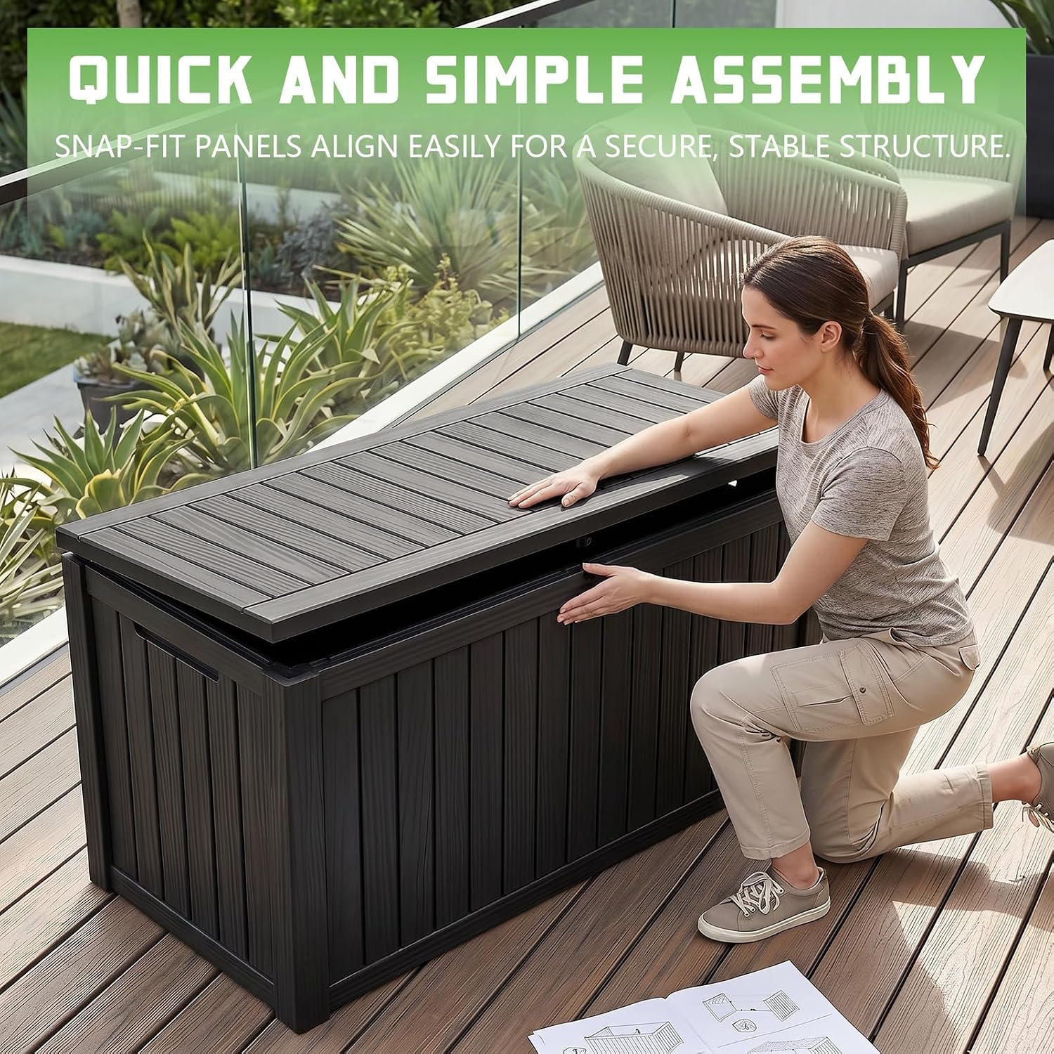 Caja de Almacenamiento de Resi - Outdoor Furniture Cushions reseña y precio