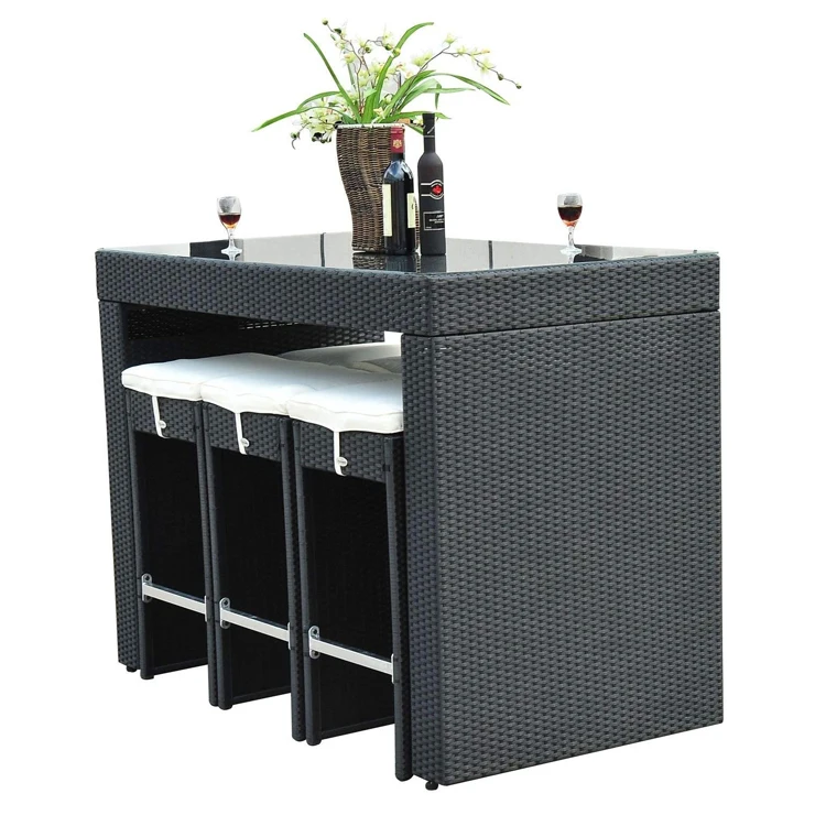 Juego de bar de ratán de 7 pie - Outdoor Furniture Europe reseña y precio