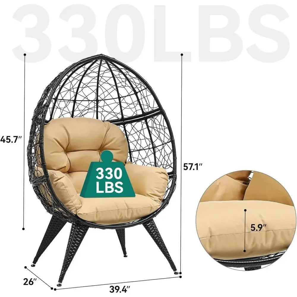 Silla Huevo de Mimbre Extra Gr - Outdoor Furniture Egg Chair reseña y precio