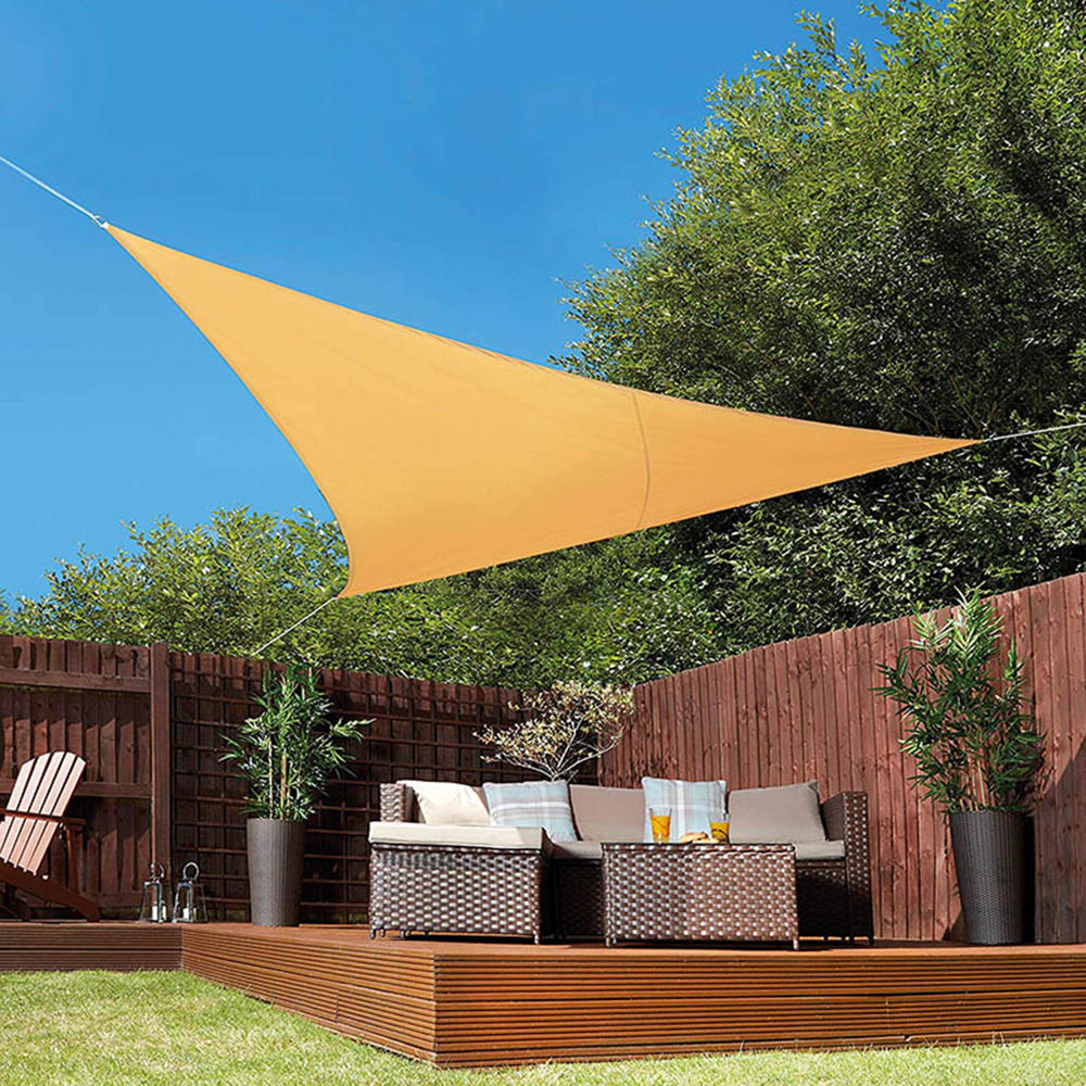 6x6x6 m triángulo refugio sola - Sun Sail Shade reseña y precio