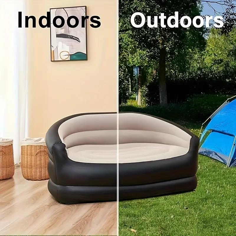 Cama inflable portátil para ex - Outdoor Furniture Lounge reseña y precio