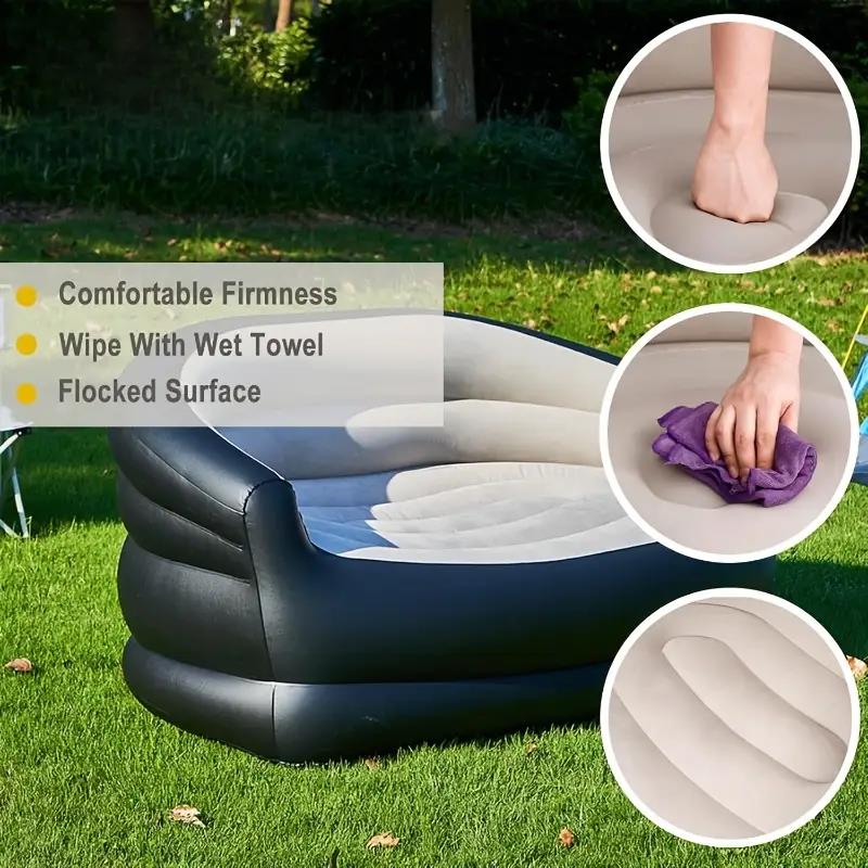 Cama inflable portátil para ex - Outdoor Furniture Lounge reseña y precio