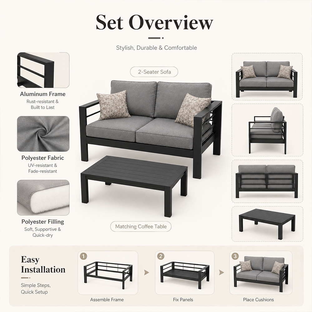 Juego de Muebles de Jardín de  - Outdoor Furniture Europe reseña y precio