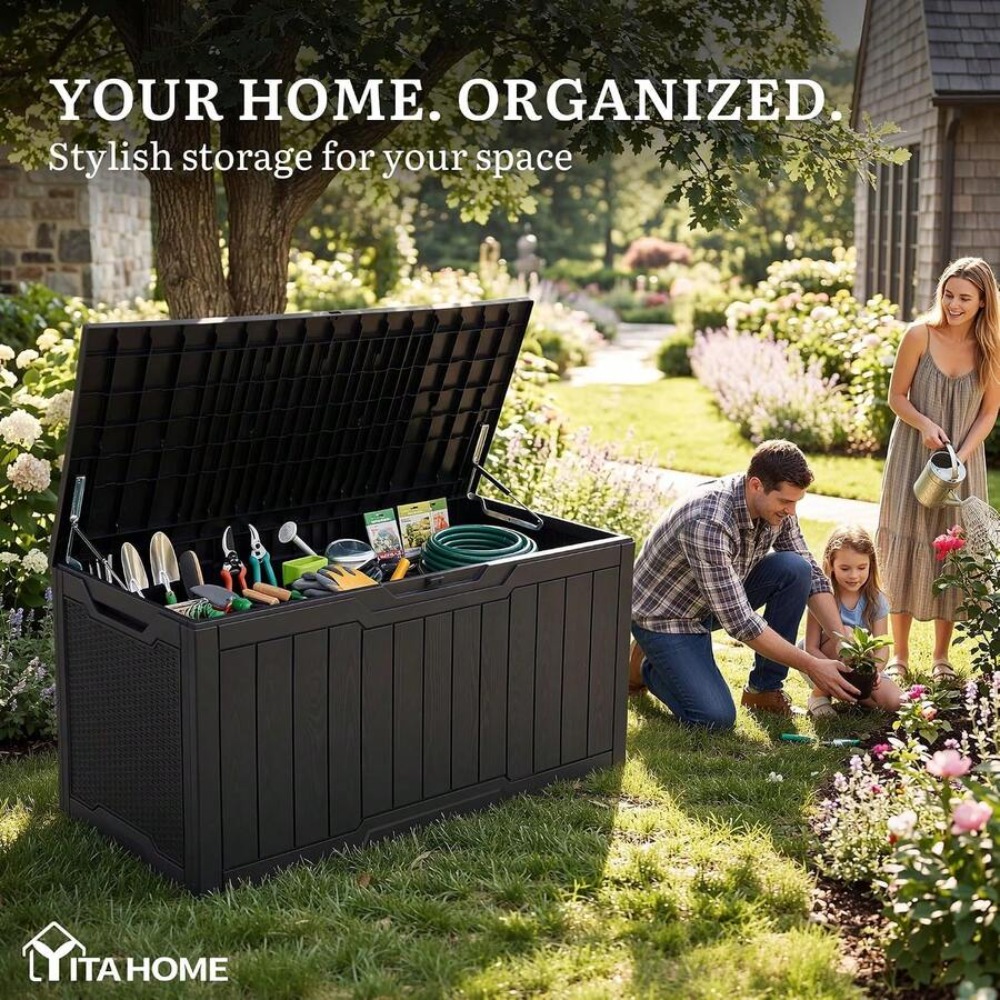 Caja de Almacenamiento Grande  - Outdoor Furniture Cushions reseña y precio