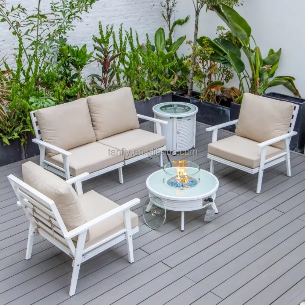 Conjunto de Muebles de Jardín  - Outdoor Furniture With Fire Pit reseña y precio