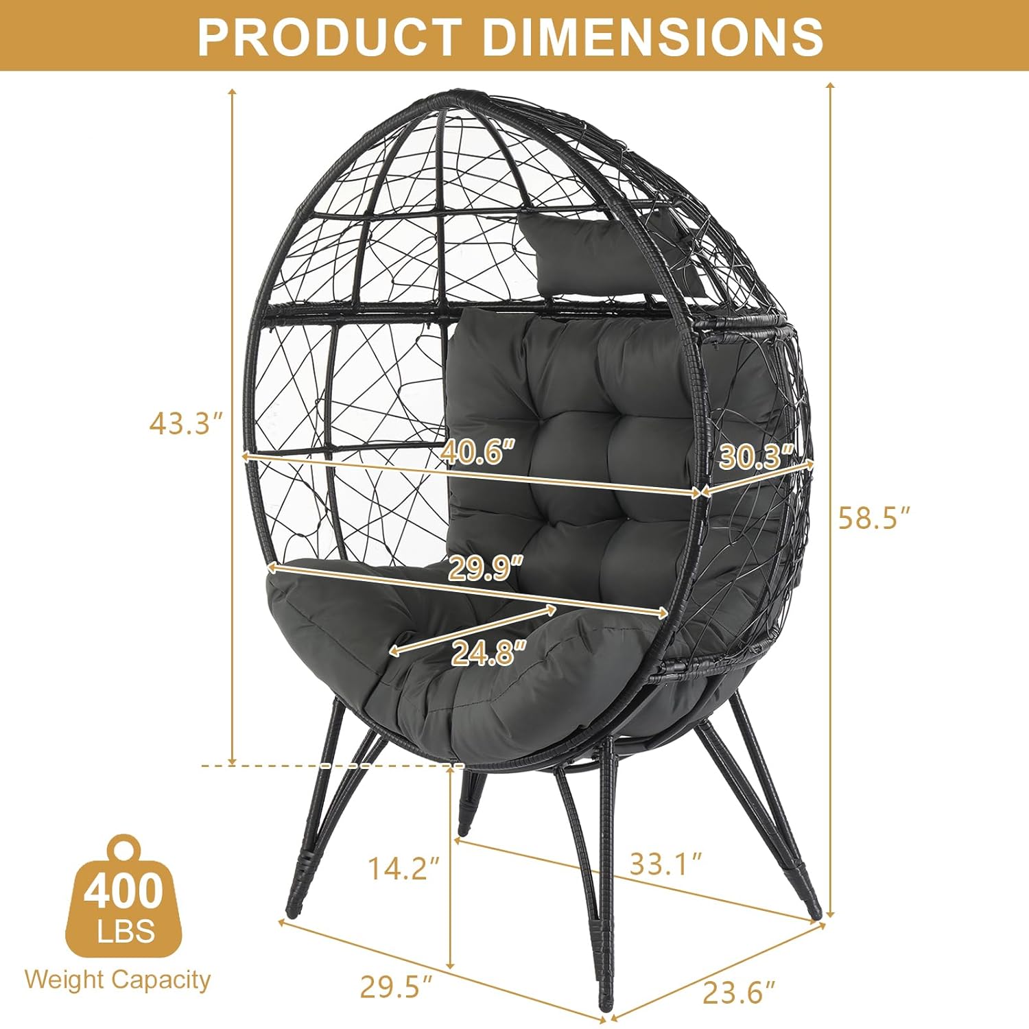 Sillón Huevo de Mimbre Extragr - Outdoor Furniture Egg Chair reseña y precio