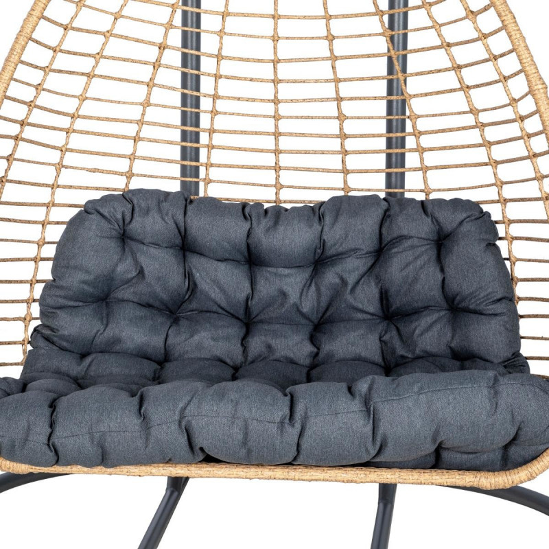 Sillas colgantes de 2 plazas d - Outdoor Furniture Egg Chair reseña y precio