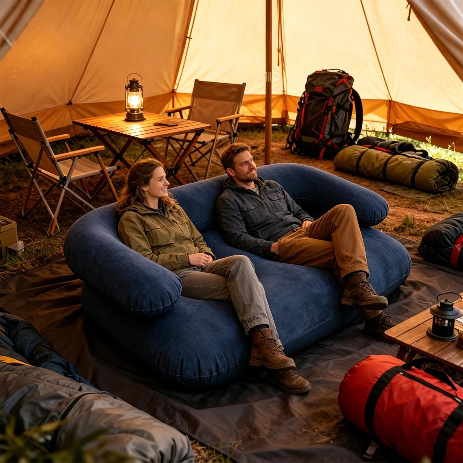 Sofá inflable para acampar, so - Outdoor Furniture Europe reseña y precio