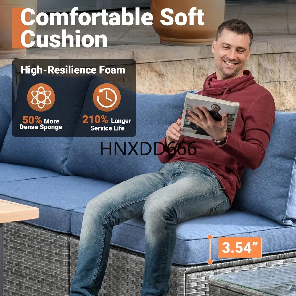 Conjunto de Muebles de Patio d - Outdoor Furniture With Fire Pit reseña y precio