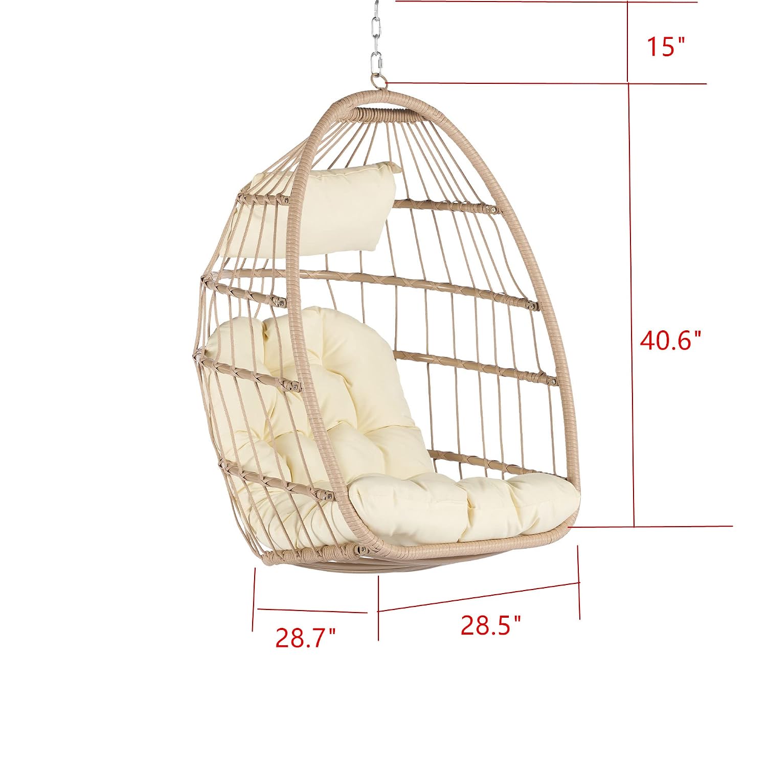 Silla Colgante Plegable de Mim - Outdoor Furniture Egg Chair reseña y precio