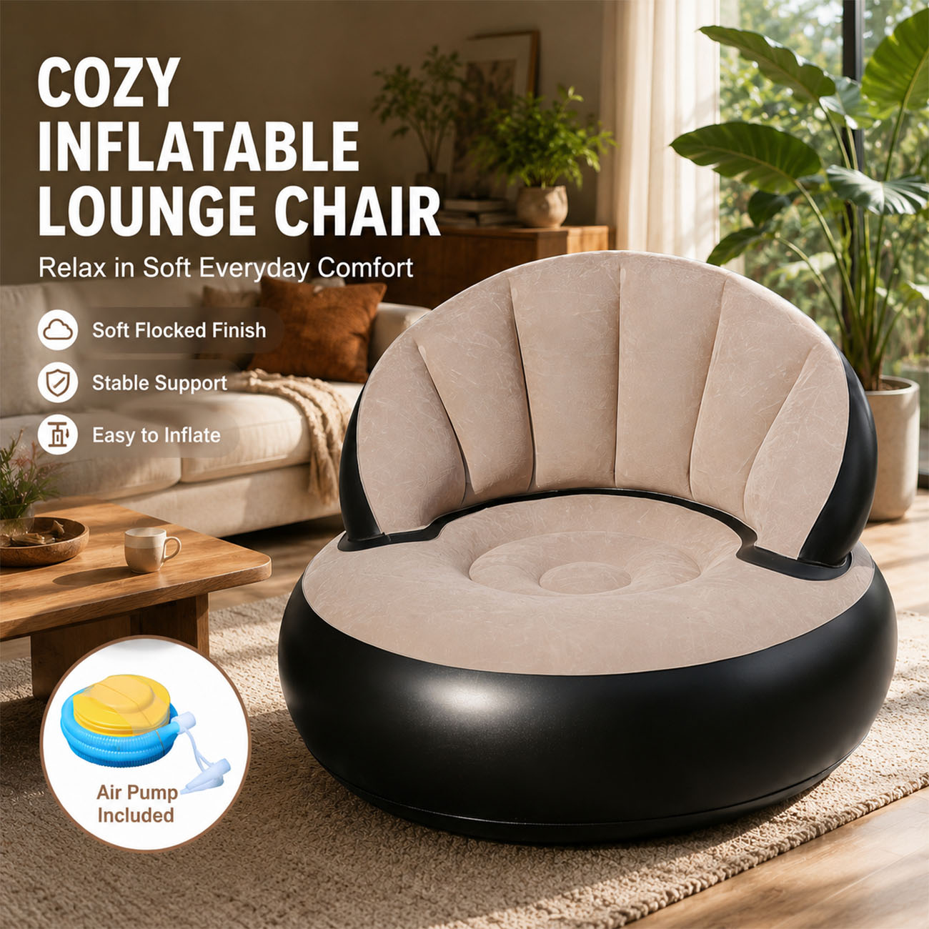 Silla inflable para adultos, s - Outdoor Furniture Lounge reseña y precio